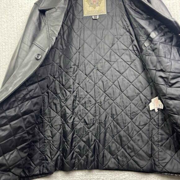 Alexander Keiths India Pale x Mondetta Mens Leather Jacket XL Canada Made Rare - Picture 11 of 16